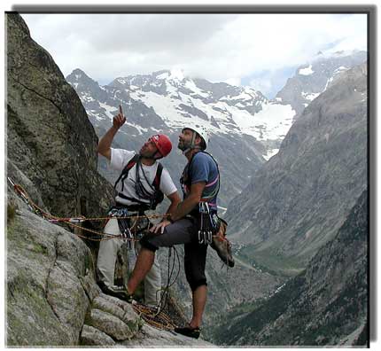 Escalade à la Bérarde / secteur Encoula Barfly